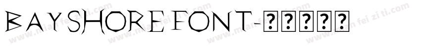 BAYSHORE FONT字体转换